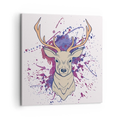 Tablou pe pânză - Curaj și echilibru - 60x60 cm