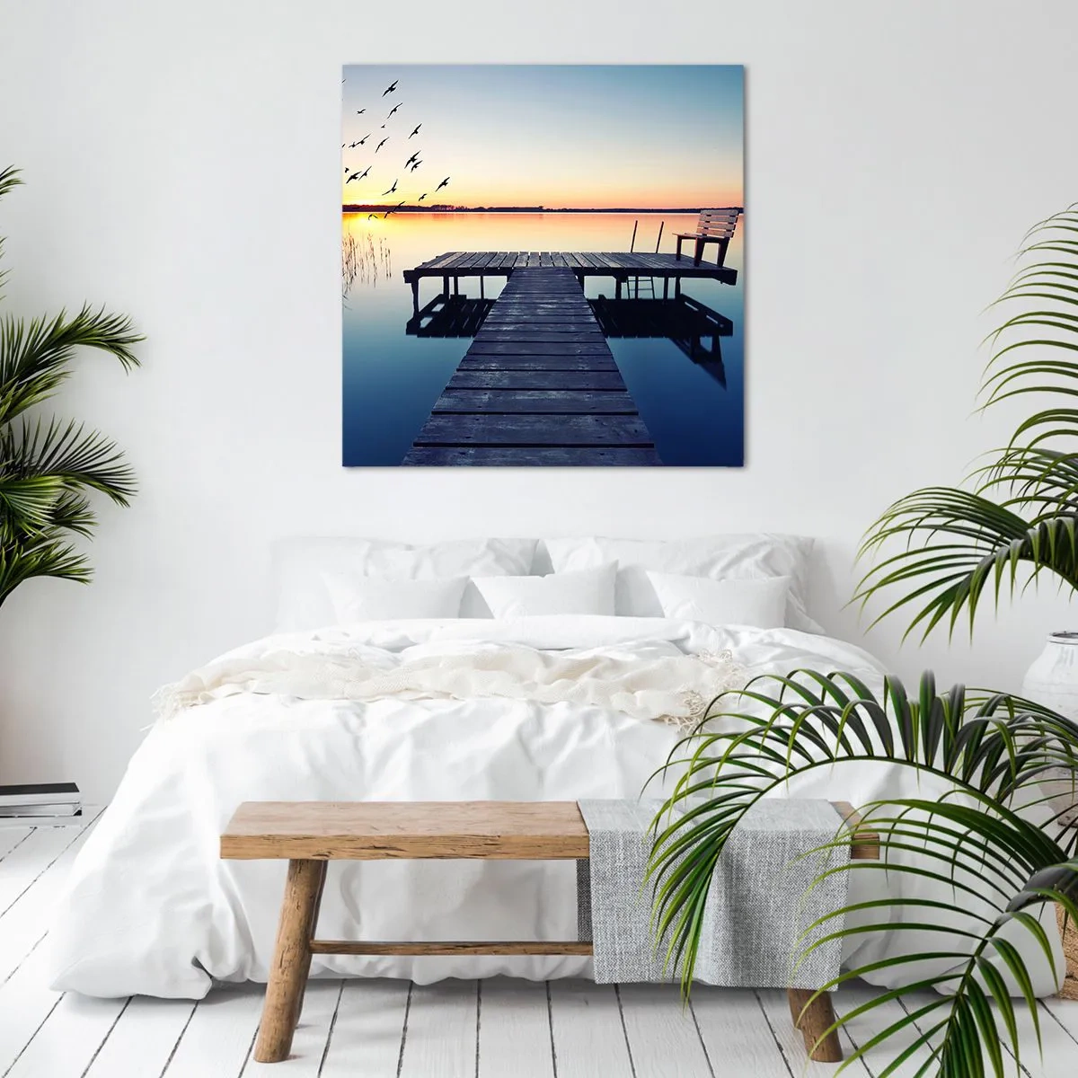 Tablou pe pânză - A fost o zi bună - 40x40 cm