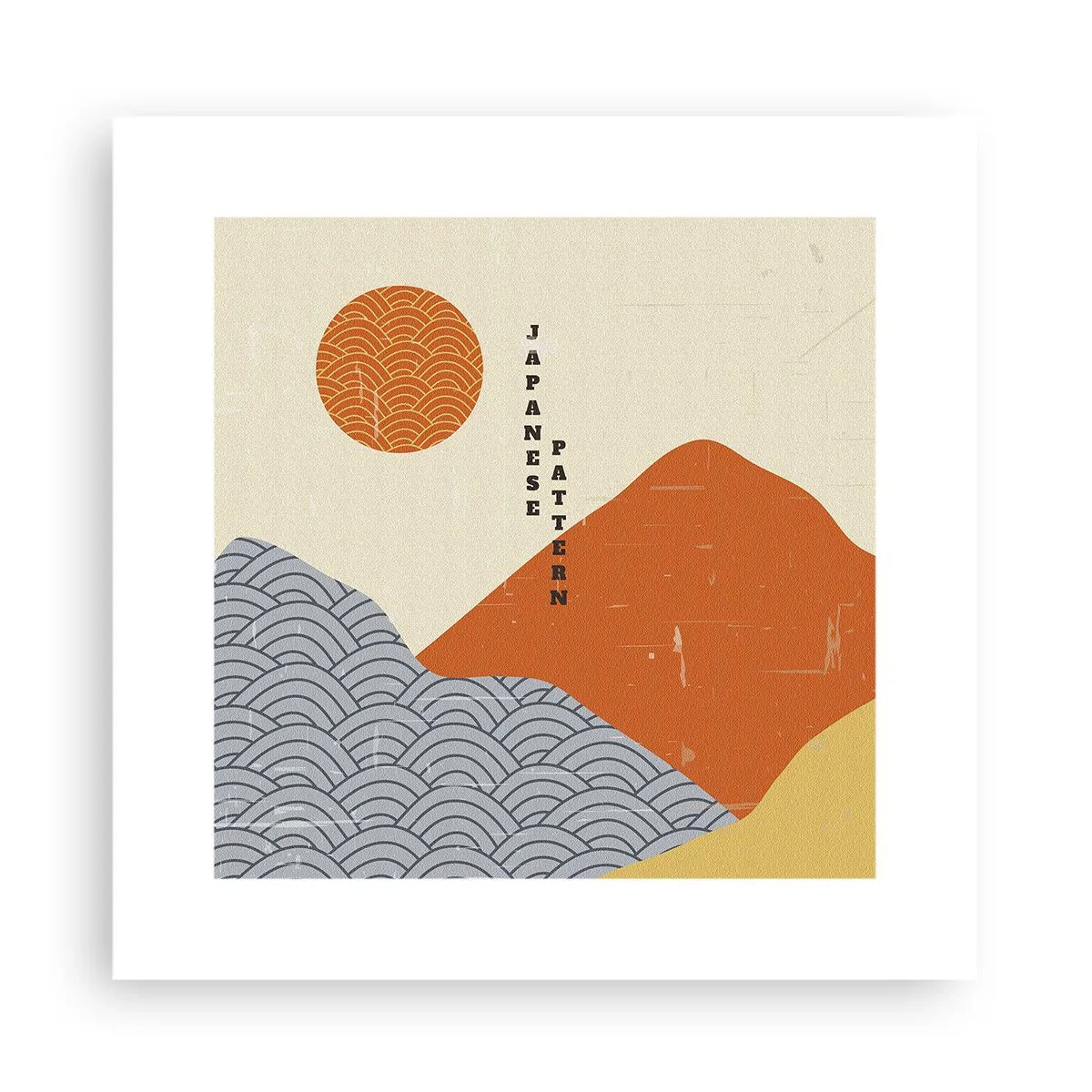 Poster - În stil japonez - 30x30 cm