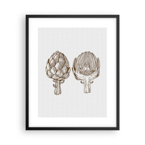 Poster în ramă neagră - Lecție de anatomie - 40x50 cm