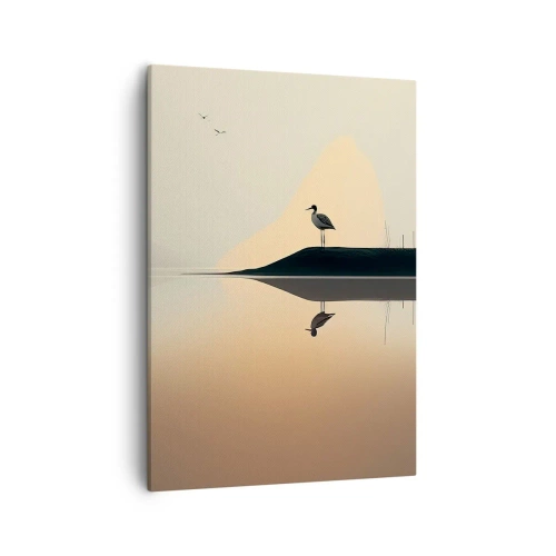 Tablou pe pânză - Domn pe lac - 50x70 cm