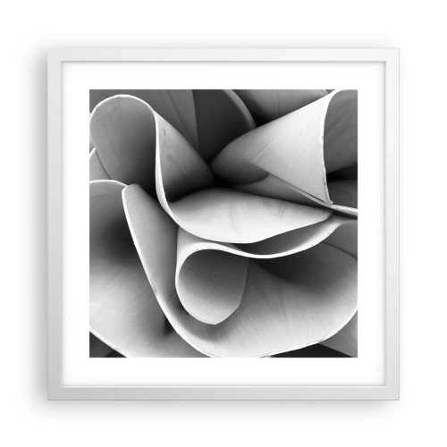 Poster în ramă albă - Se întâmplă în spațiu - 40x40 cm