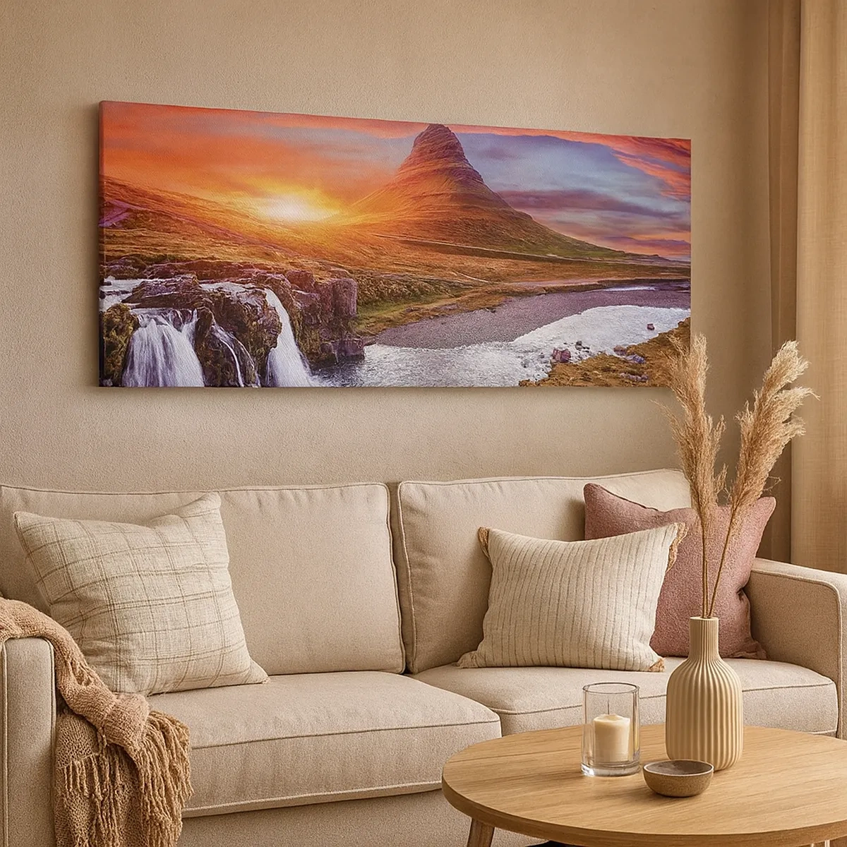 Tablou pe pânză - Imaginea Pământului de Mijloc - 30x30 cm