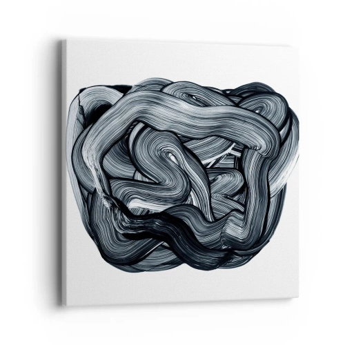 Tablou pe pânză - Nu este atât de simplu - 40x40 cm