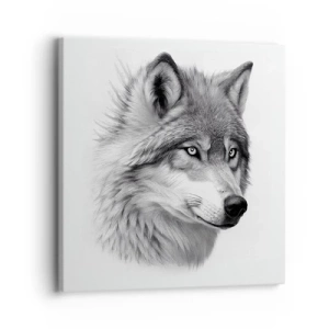 Tablou pe pânză - Alfa - fără îndoială - 30x30 cm