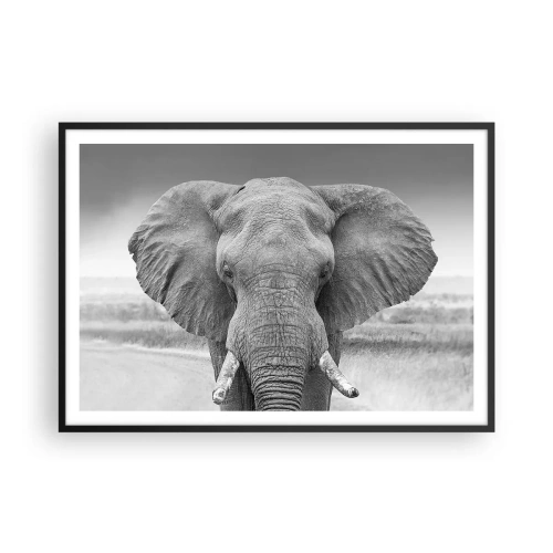 Poster în ramă neagră - Bun venit în lumea mea - 100x70 cm