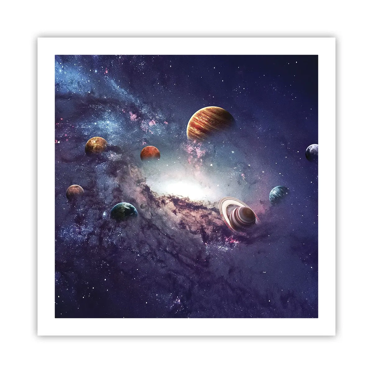 Poster - Sistemul de dans solar - 60x60 cm