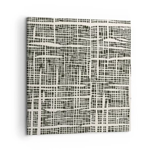 Tablou pe pânză - O compoziție țesută - 60x60 cm