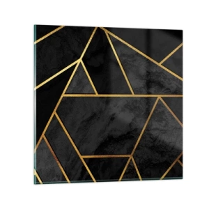 Tablou pe sticlă - Întuneric și lumină - 70x70 cm