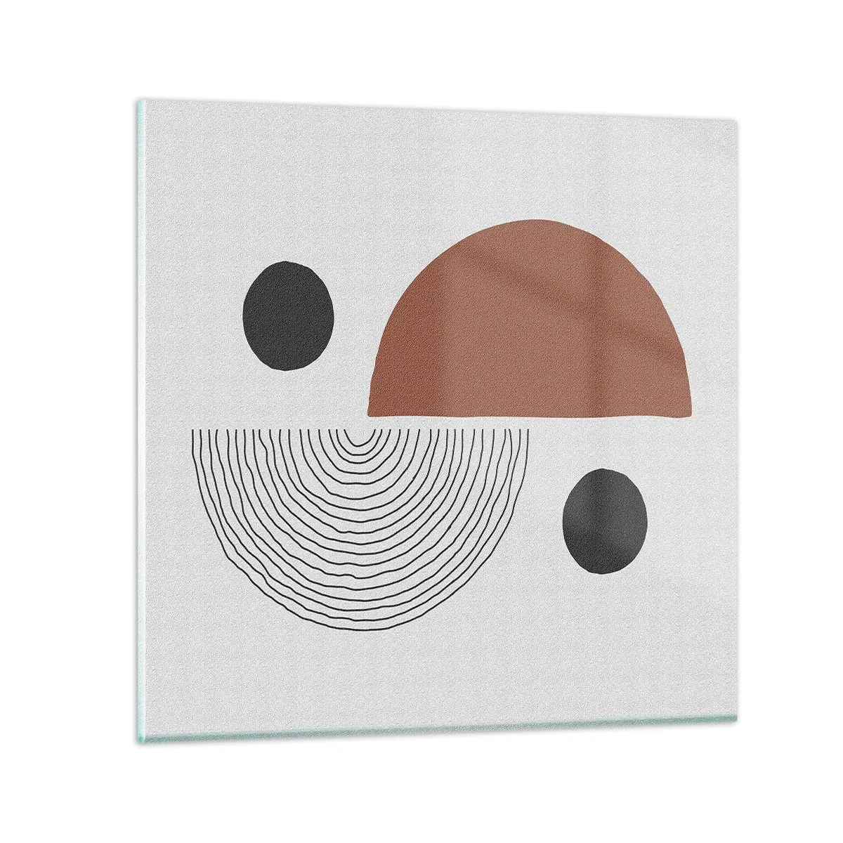 Tablou pe sticlă - Excelența roții - 40x40 cm