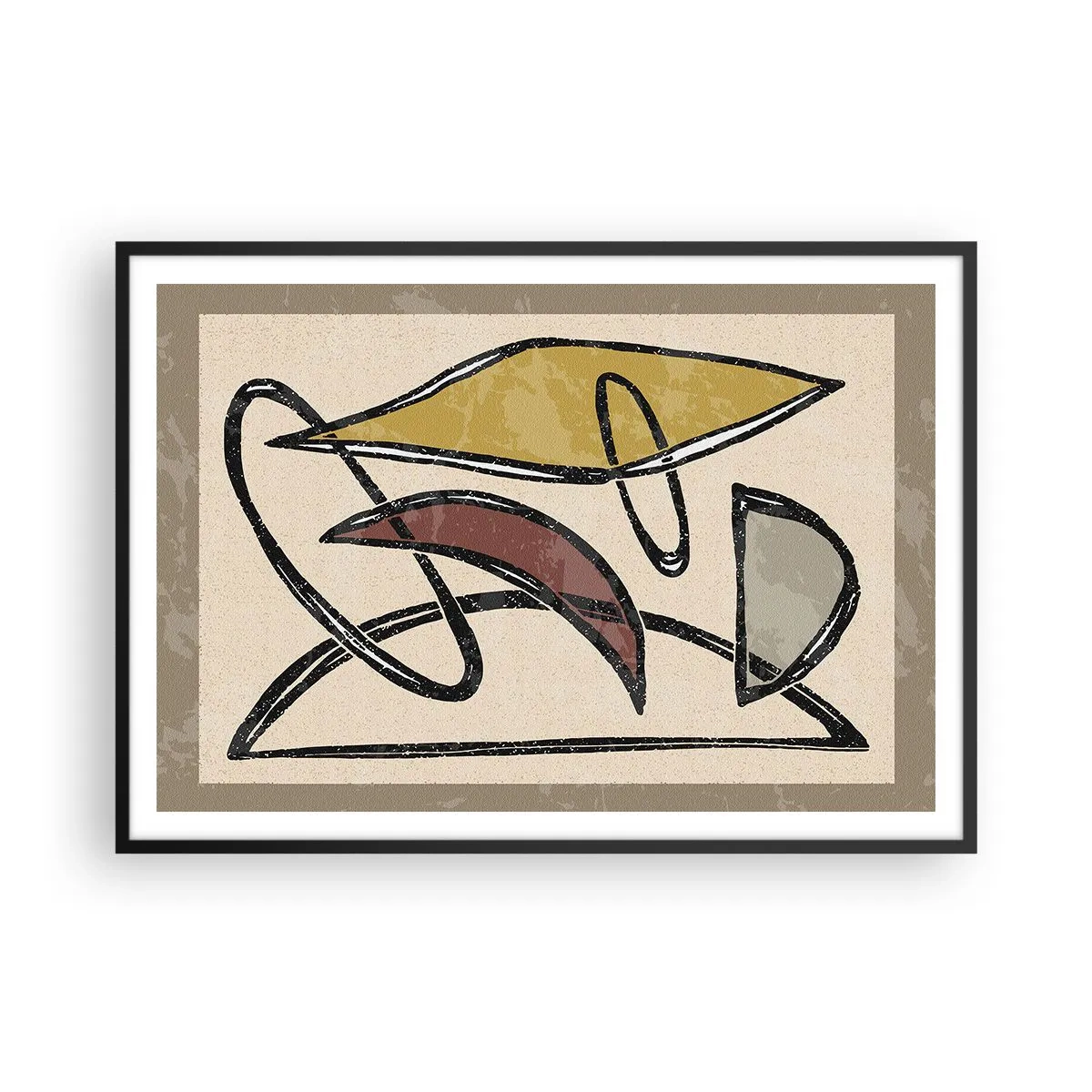 Poster în ramă neagră - Vertical și orizontal - 100x70 cm