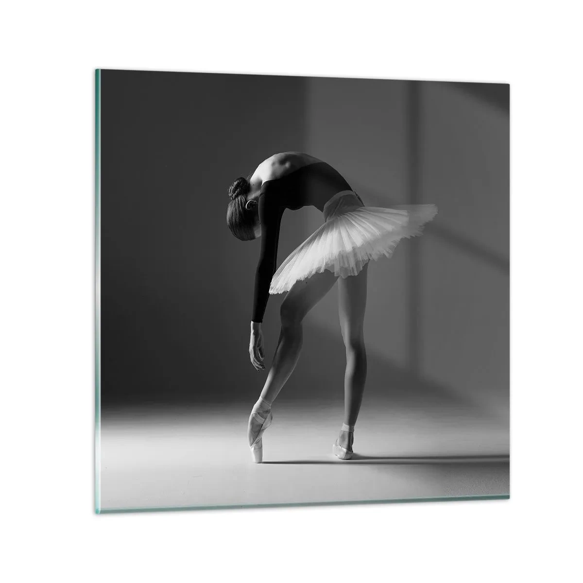 Tablou pe sticlă - Bella balerina - 30x30 cm