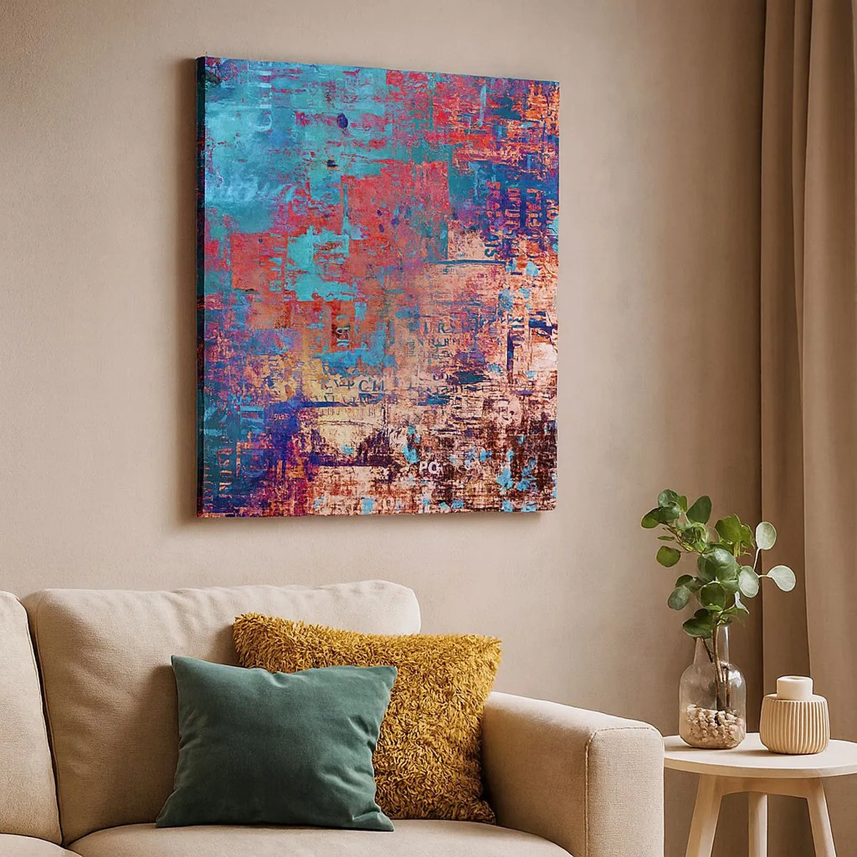 Tablou pe pânză - Memorie și uitare - 30x30 cm