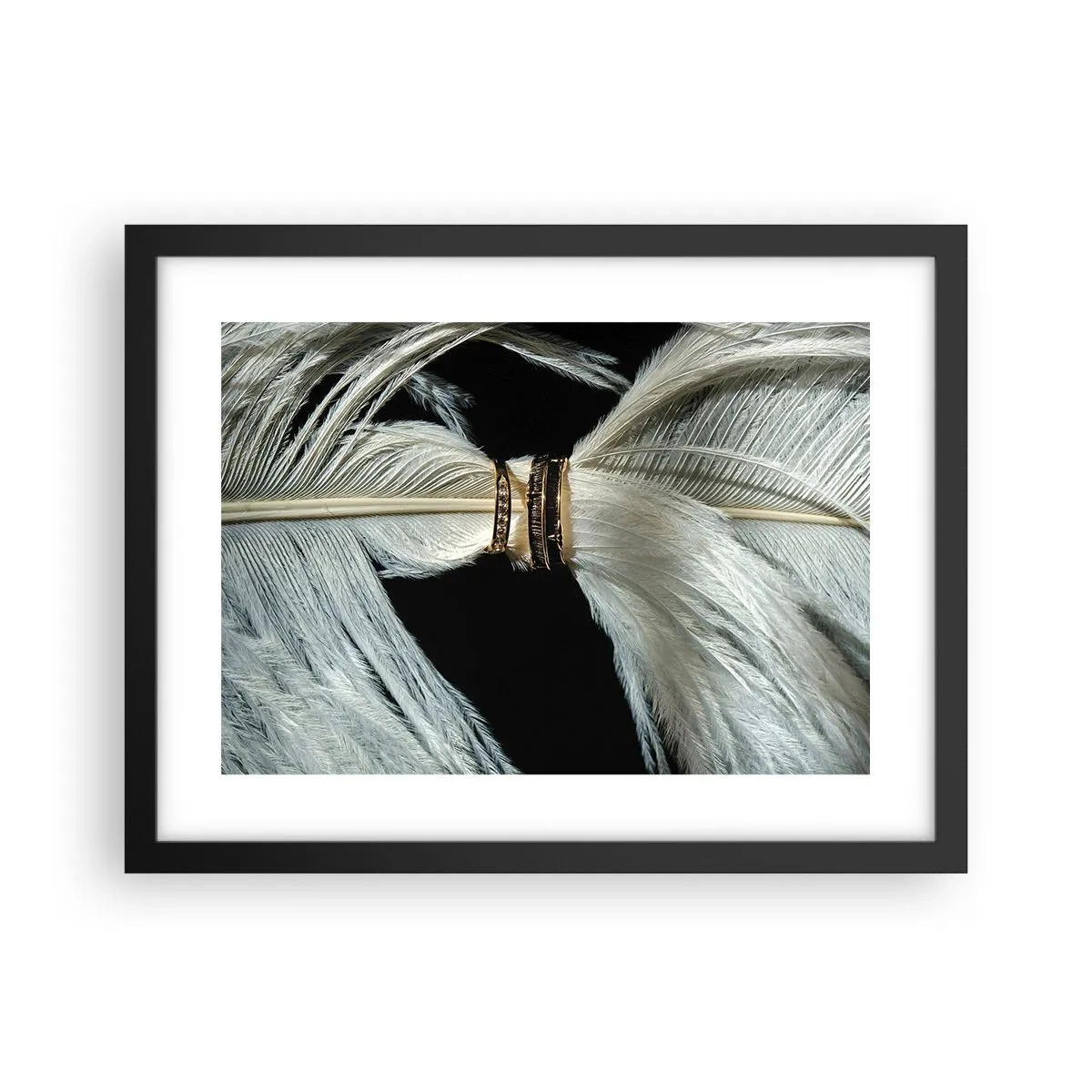 Poster în ramă neagră - ...și nu te voi părăsi.. - 40x30 cm