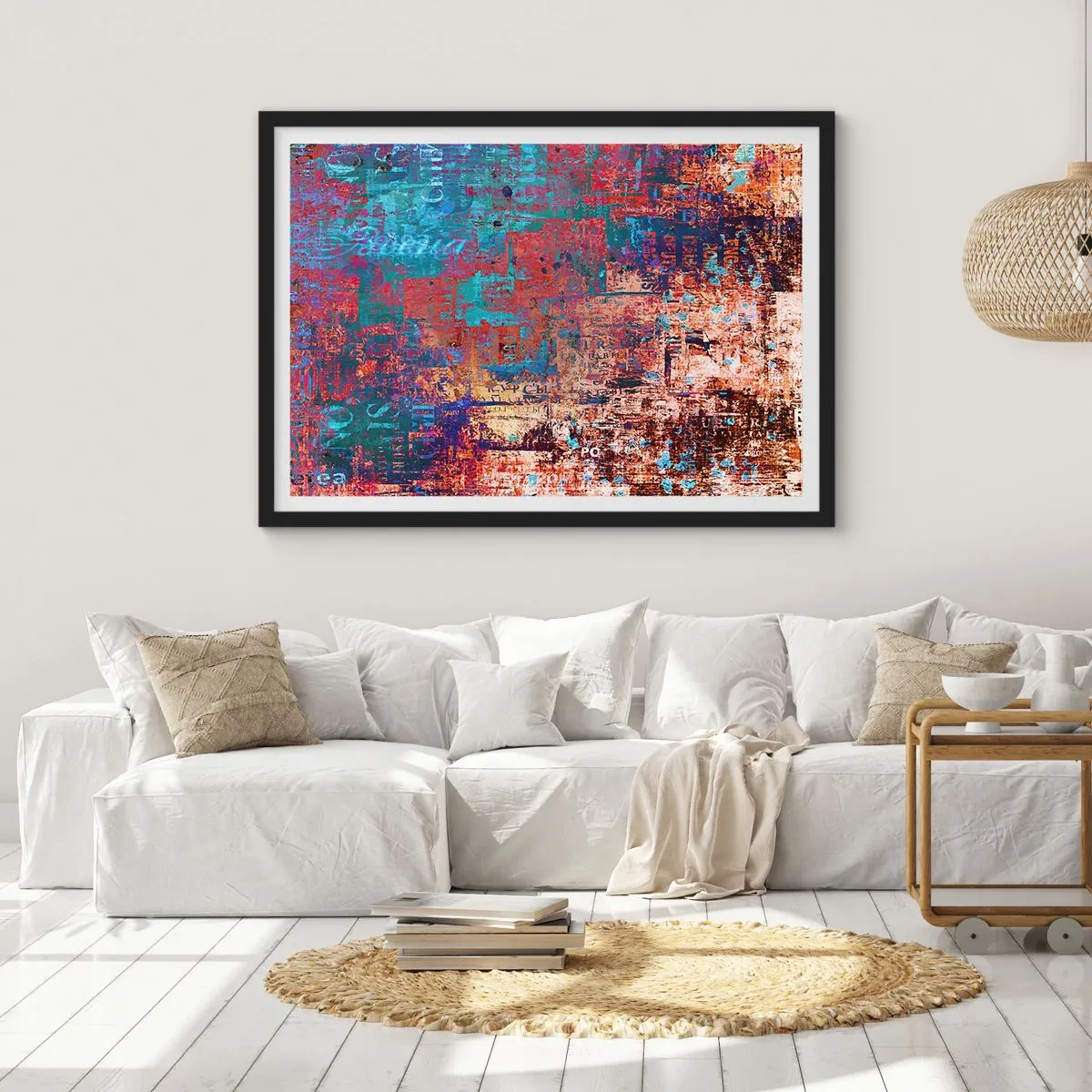 Poster în ramă neagră - Memorie și uitare - 50x40 cm