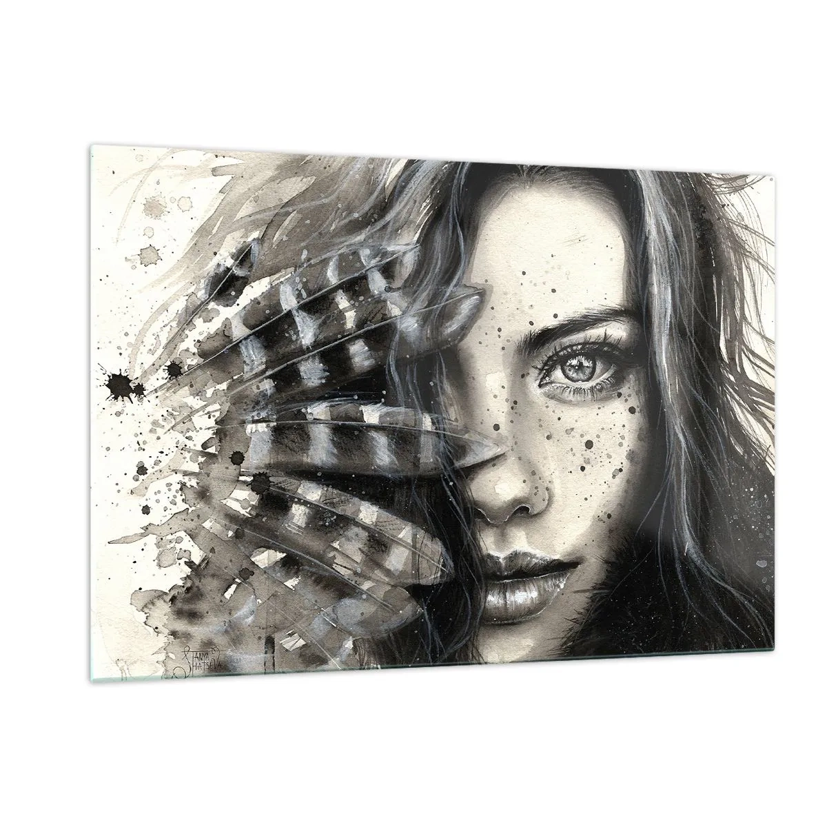 Tablou pe sticlă - Frumusețe sălbatică - 120x80 cm