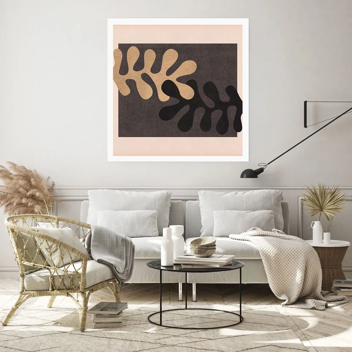 Poster - Absență și completare - 60x60 cm