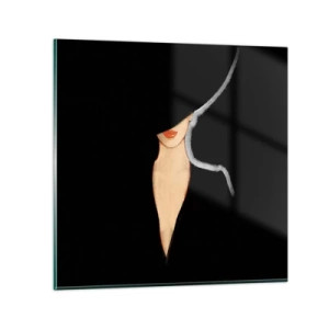 Tablou pe sticlă - Eleganță și stil - 30x30 cm