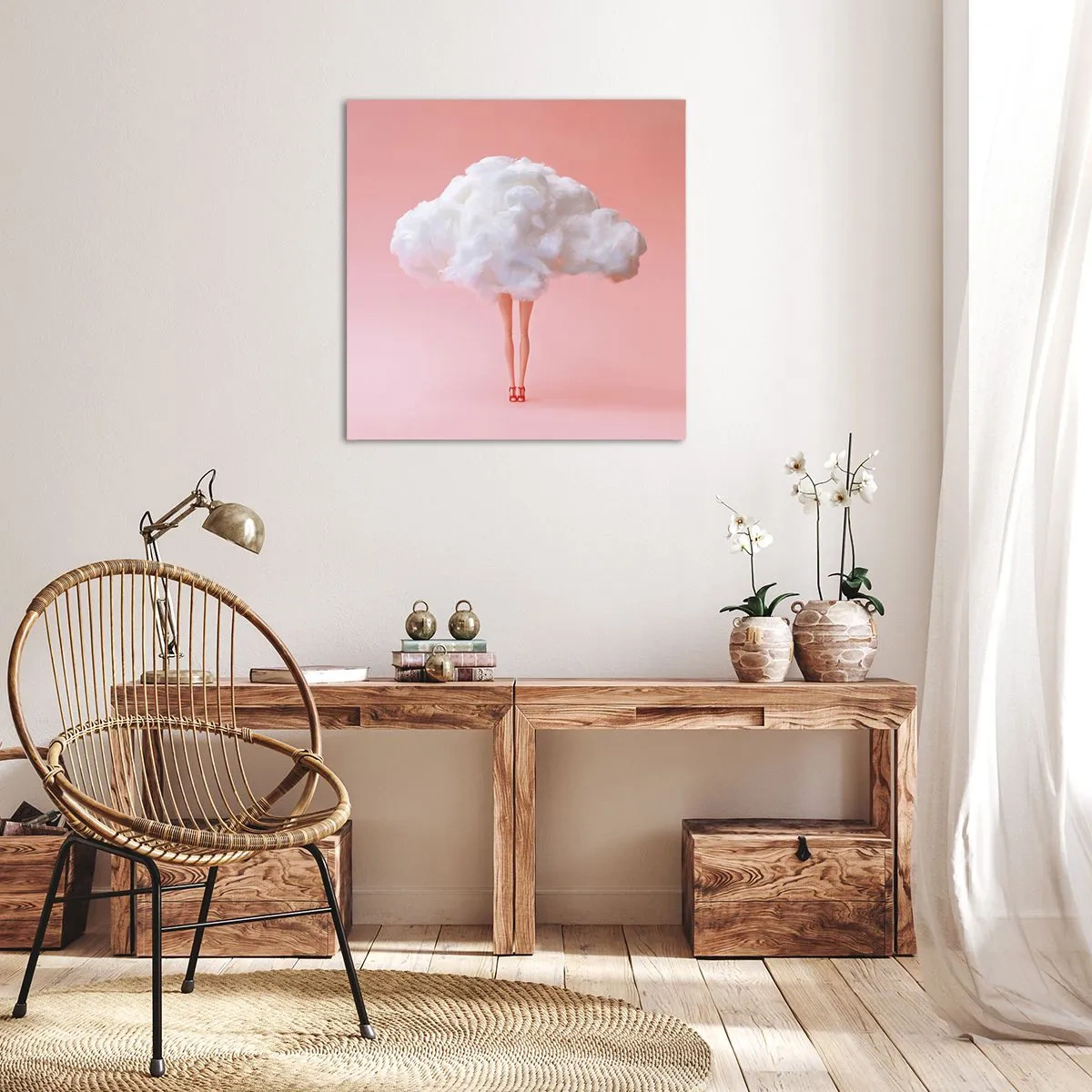 Tablou pe pânză - Dulce promisiune - 70x70 cm