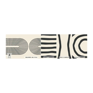 Mostră tapet autocolant Deluxe Sticker - În curând... - Abstracția, Grafică, Bucată - 100x30 cm