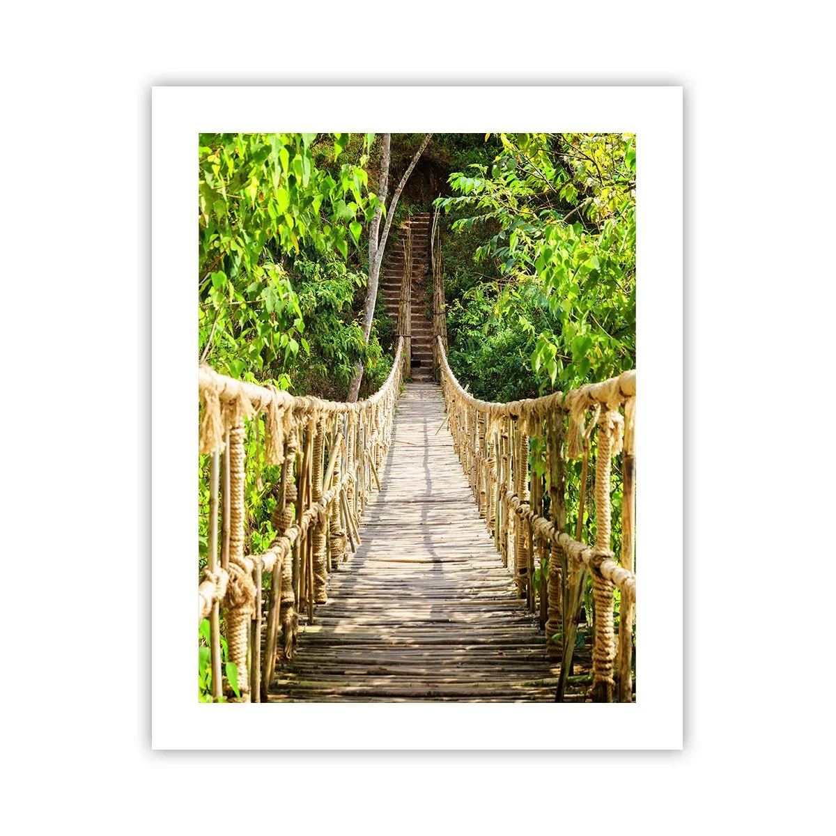 Poster - Suspendat în verde - 40x50 cm