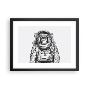 Poster în ramă neagră - Evoluție alternativă - 40x30 cm
