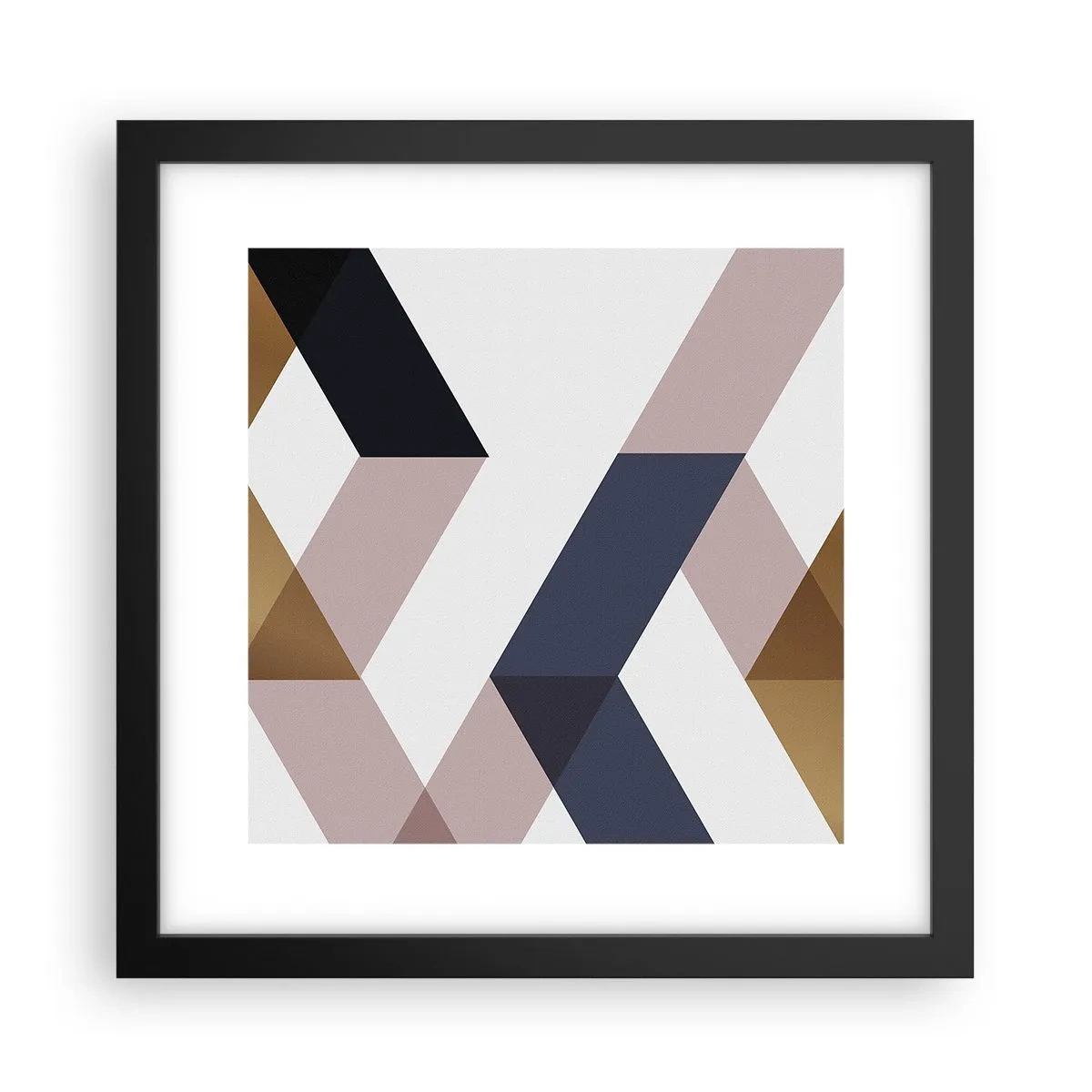 Poster în ramă neagră - Planuri și unghiuri - 30x30 cm