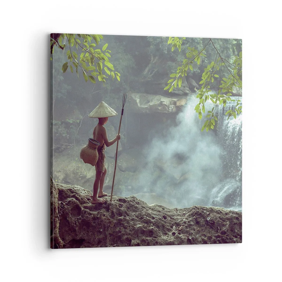 Tablou pe pânză - Prietenul naturii - 70x70 cm