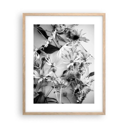 Poster în ramă de stejar deschis - Un altfel de buchet - 40x50 cm