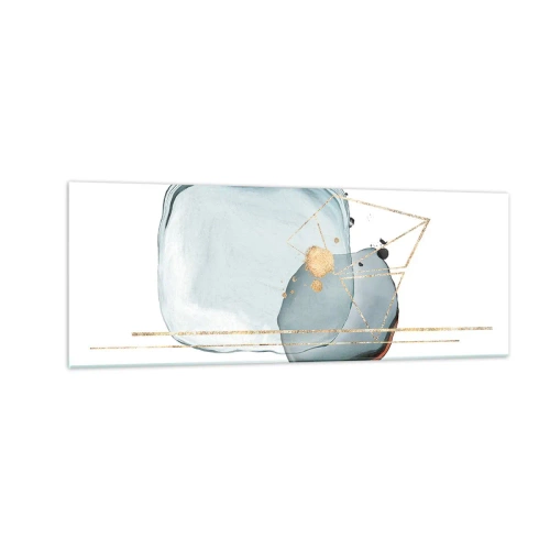 Tablou pe sticlă - Studiul picăturii - 140x50 cm