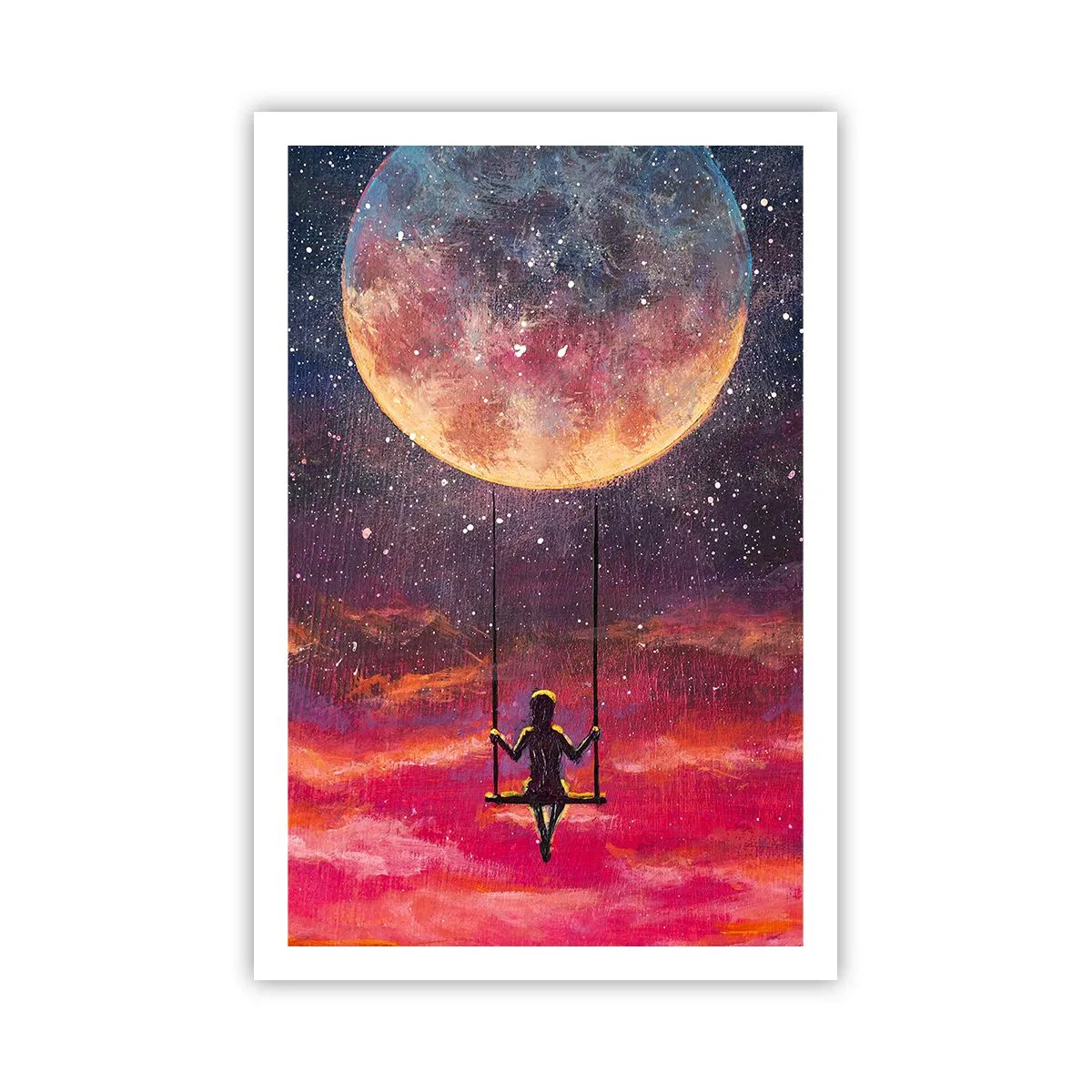 Poster - Cu capul în nori - 61x91 cm