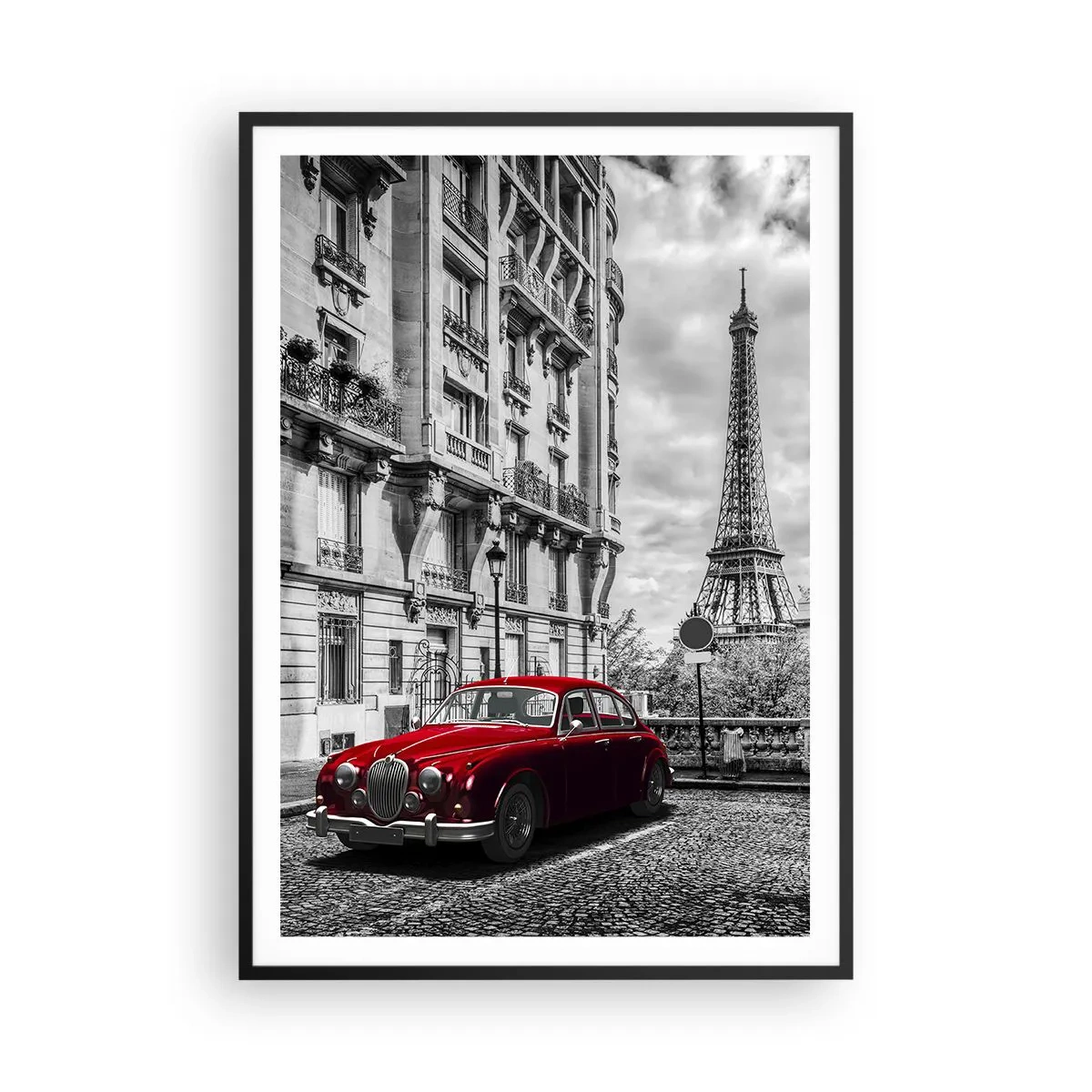 Poster în ramă neagră - Prădător în oraș - 70x100 cm