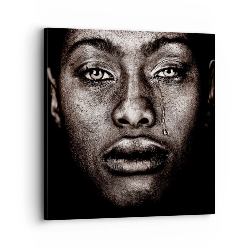 Tablou pe pânză - O singură lacrimă - 30x30 cm