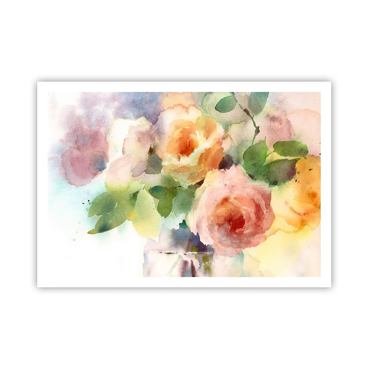 Poster - Delicat ca o acuarelă - 100x70 cm