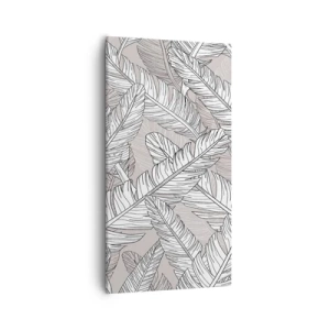 Tablou pe pânză - Vijelie cu pene - 55x100 cm