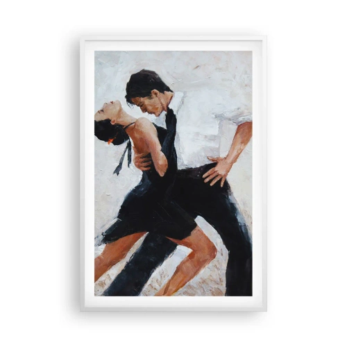Poster în ramă albă - Tangoul visurilor mele - 61x91 cm