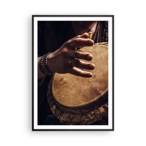 Poster în ramă neagră - În ritmul inimii - 70x100 cm