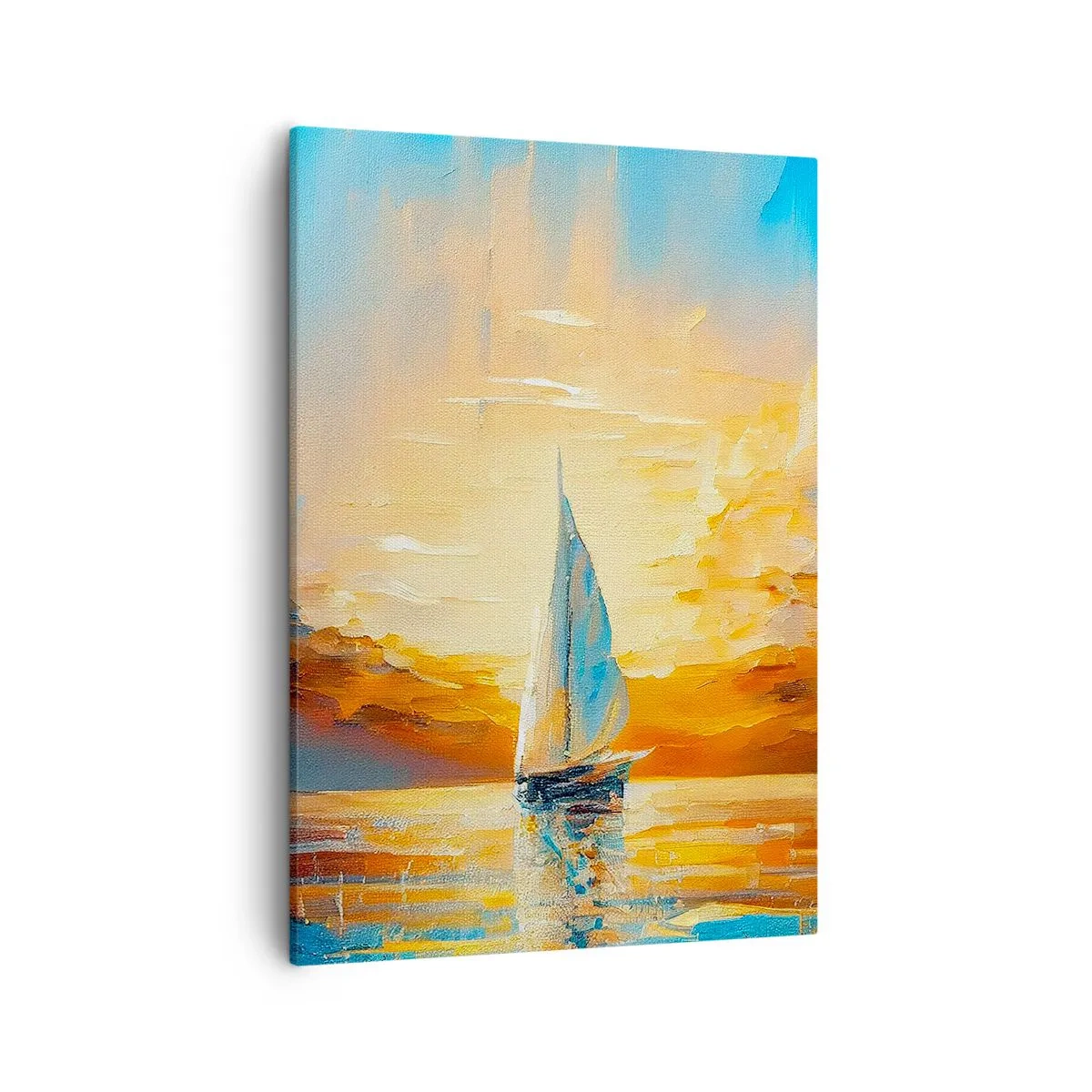 Tablou pe pânză - Navigare prin aur - 50x70 cm