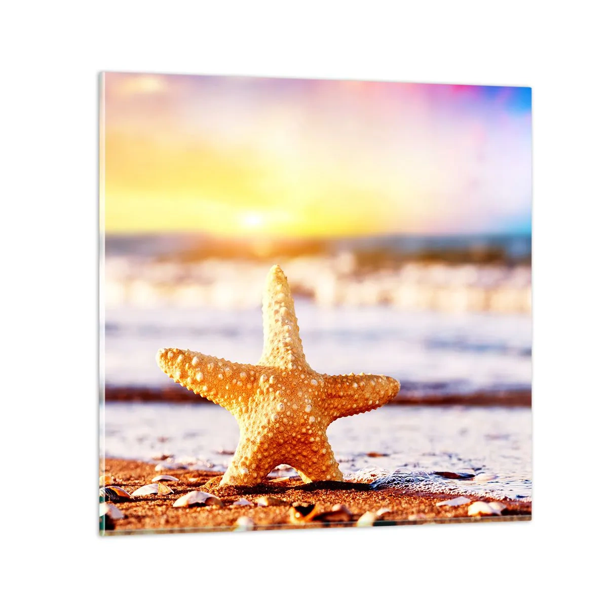 Tablou pe sticlă - Cadou maritim - 40x40 cm