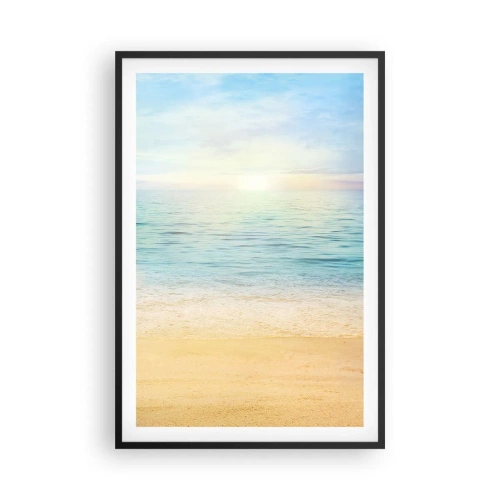 Poster în ramă neagră - Marele albastru - 61x91 cm