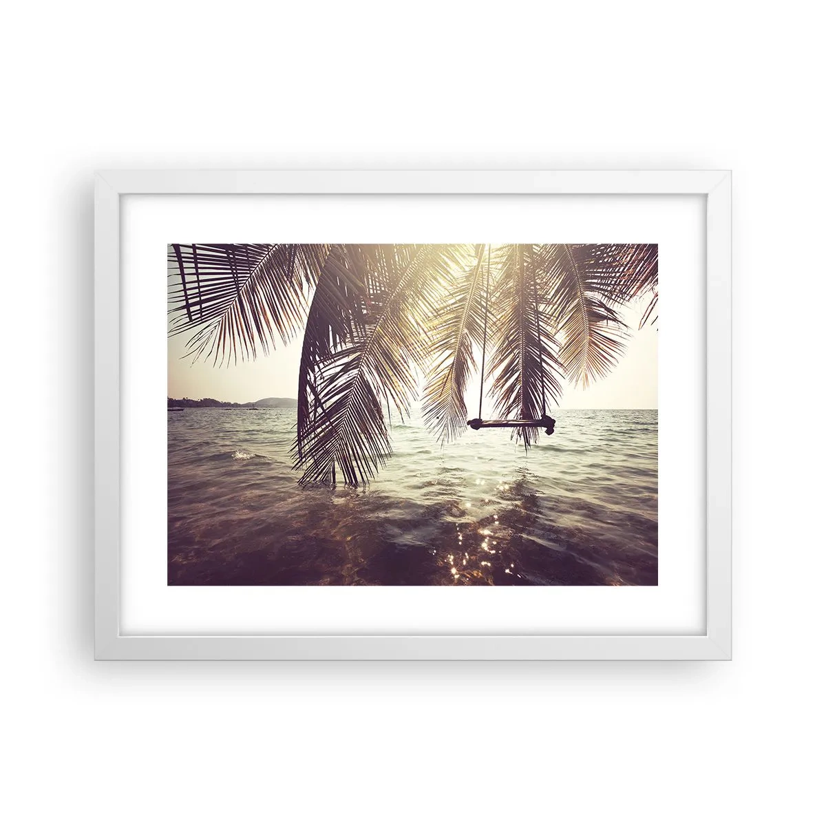 Poster în ramă albă - Poți să te dai în vânt după pofta inimii tale - 40x30 cm