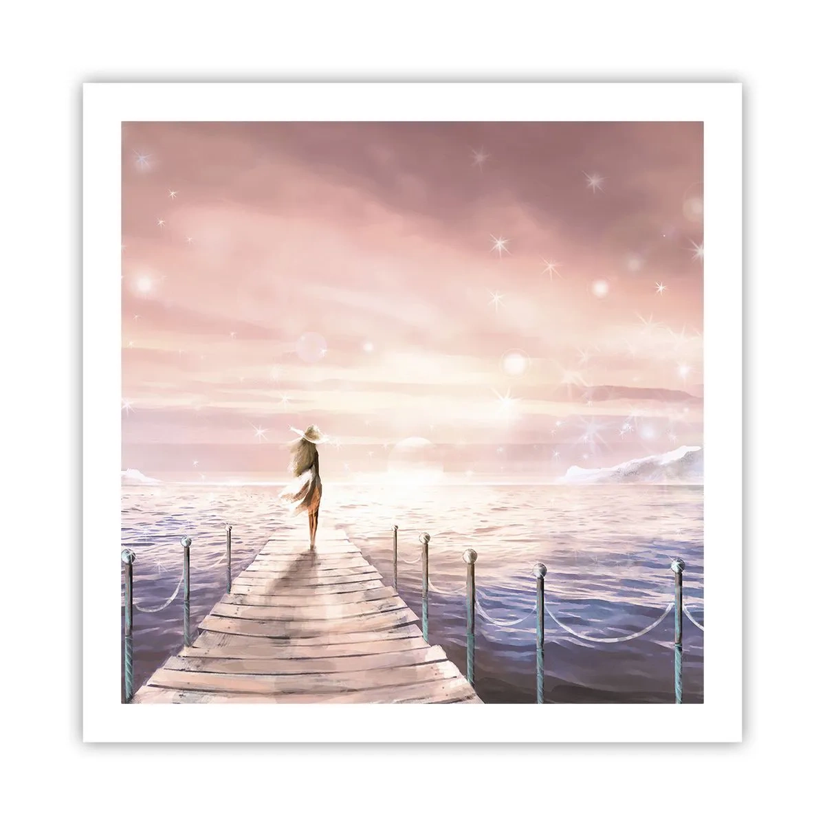 Poster - În lumina unui vis - 60x60 cm