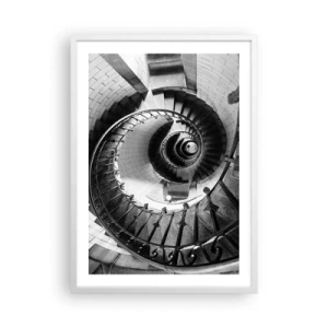 Poster în ramă albă - Din ce în ce mai sus - 50x70 cm