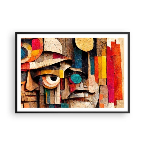 Poster în ramă neagră - Te văd... - 100x70 cm