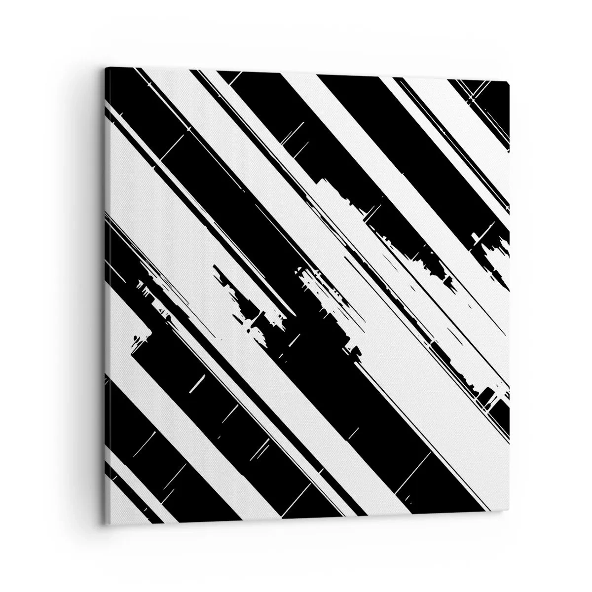 Tablou pe pânză - Compoziție intensă și dinamică - 50x50 cm