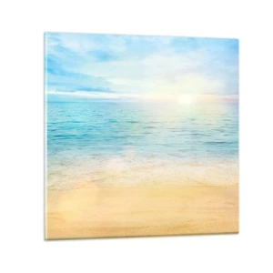 Tablou pe sticlă - Marele albastru - 60x60 cm