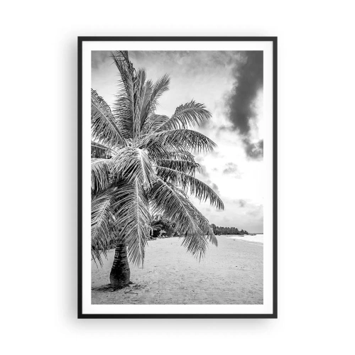 Poster în ramă neagră - Când tânjești după singurătate... - 70x100 cm