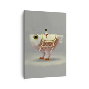 Tablou pe pânză - Călărețul Pescărel - 70x100 cm