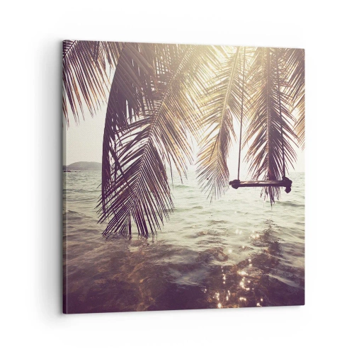 Tablou pe pânză - Poți să te dai în vânt după pofta inimii tale - 60x60 cm