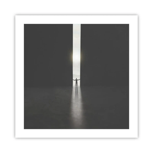 Poster - Un pas spre un viitor luminos - 50x50 cm